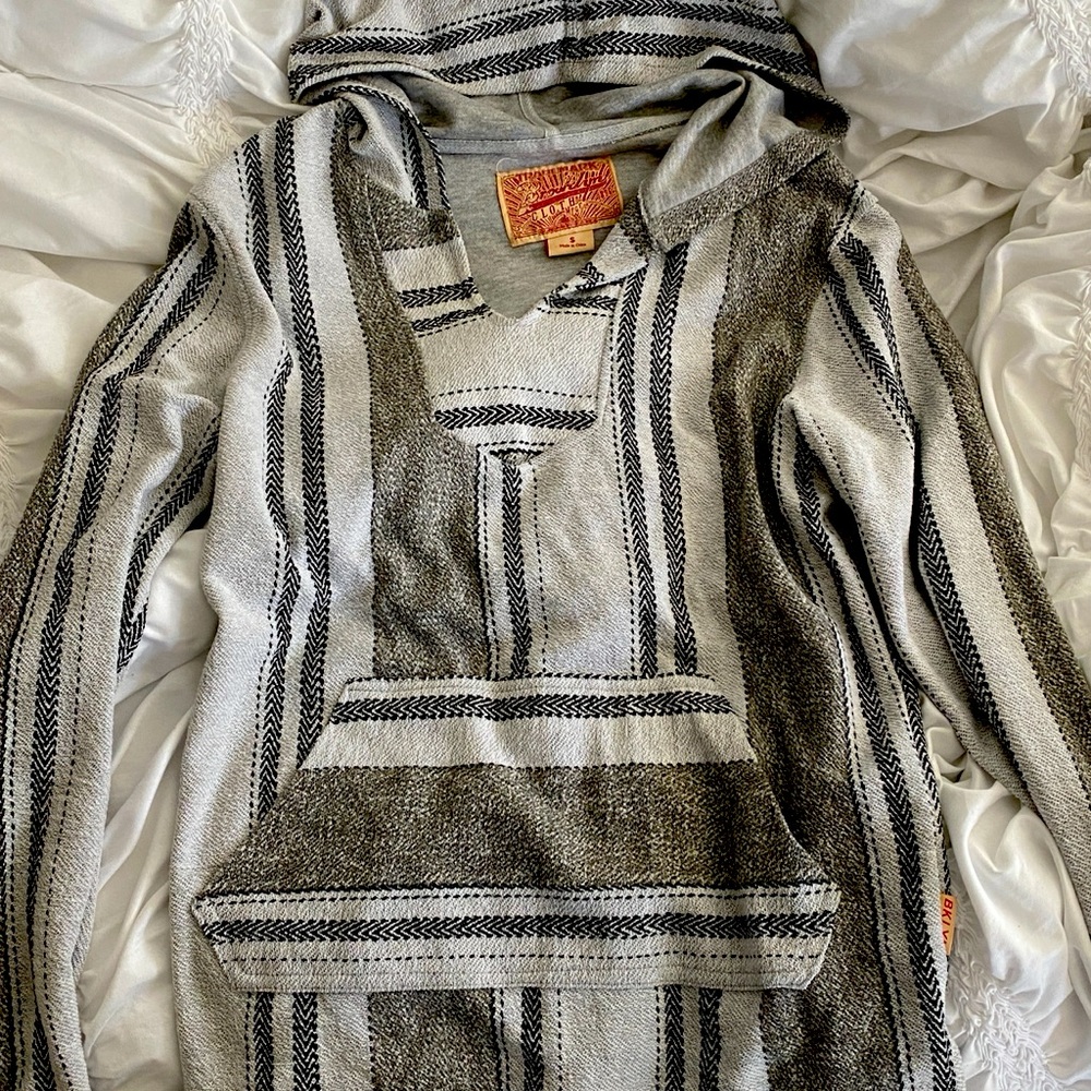Grey Baja Hoodie